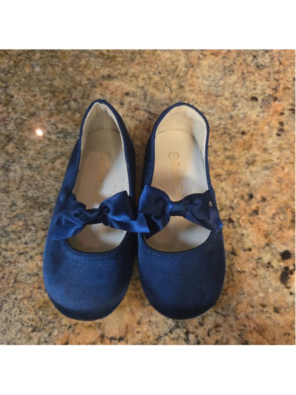 Girls Dream Pairs Navy Blue Dress Shoes Size 7